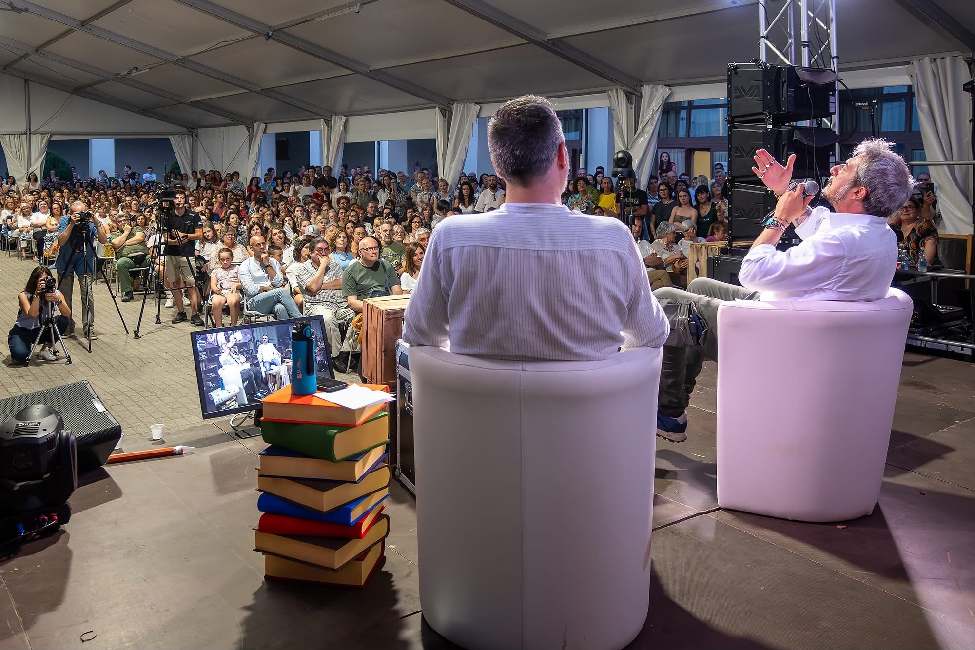 Impianto audio e luci a Carmagnola, con Paolo Ruffini